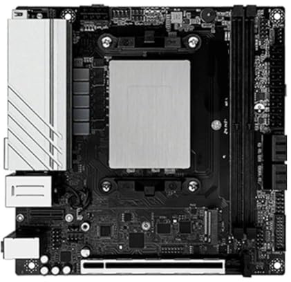 Gaming NAS Motherboard Ryzen 9 7940HS ES R7-7840HS ES 2xNVMe 4xSATA PCIEx8 2xDDR5 2x2.5G LAN Firewall NAS ITX Mainboard Compatible With N17(Only Motherboard)