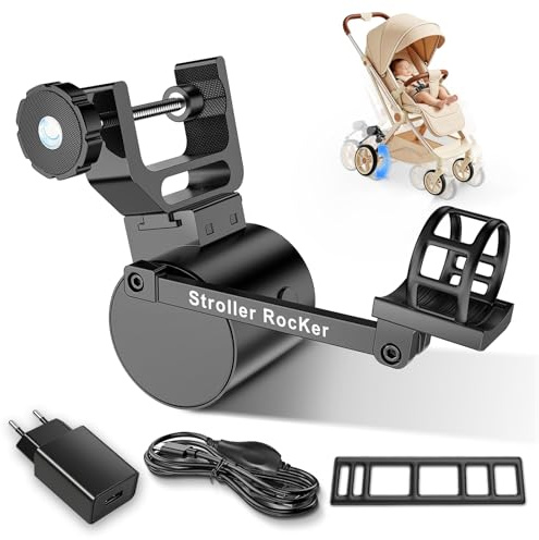 Yeerain Baby Rocker, Balanceo Asistido del Cochecito, Ayuda Para Dormir Para Bebés, Balancearse suavemente, Diseño innovador, Intensidad-para la mayoría de cochecitos