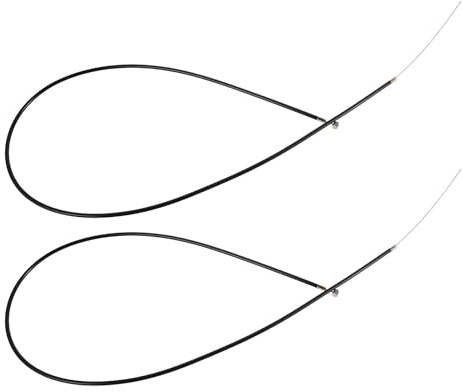 SHINEOFI Câble de Frein Conduite Sécurisée Noir en Acier et Alliage de Zinc, Sensibilité et Efficacité de Freinage Améliorées pour Trottinette Électrique et Vélo