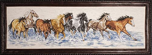 Design Works Splash Down Cross Stitch Kit, Multi-Colour