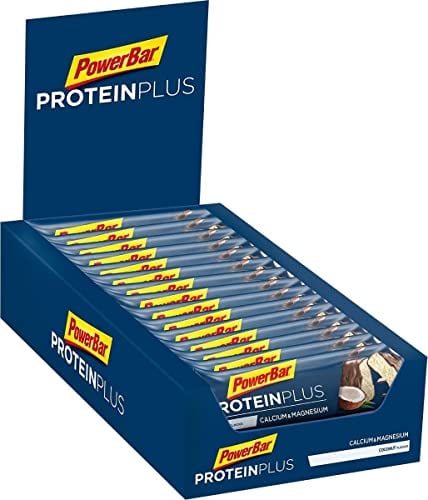 Powerbar - Protein Plus mit Minerals - Coconut - 30x35g - Protein Riegel mit Magnesium&Calcium - kollagenfrei
