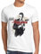 style3 Be Awesome Instead T-Shirt Herren Sitcom Stinson Barney, Größe:M, Farbe:Weiß
