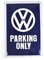 Nostalgic-Art Retro Blechschild, 20 x 30 cm, VW – Parking Only – Volkswagen Bus Geschenk-Idee, Original Lizenzprodukt (OLP), aus Metall, Vintage Design, Blechschilder Sprüche