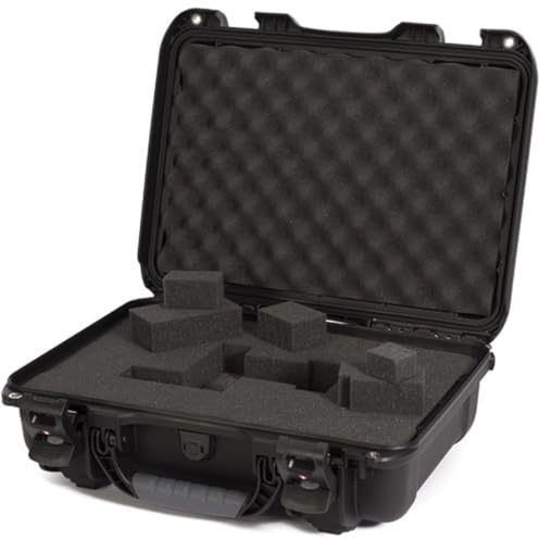 NANUK 923 Waterproof Hard Case with Foam Insert and Incorporated TSA Approved Travel Lock Latches - Black