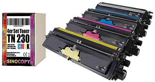 SinoCopy 4X XXL Toner kompatibel für Brother TN-230 HL-3040N HL-3040CN HL-3070CN HL-3070CW MFC-9120CN MFC-9320CW DCP-9010CN