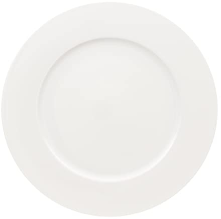 Villeroy & Boch White Pearl Piatto Segnaposto/Gour.30 cm, Porcellana Bone China, Multicolore, 35x35x2 cm