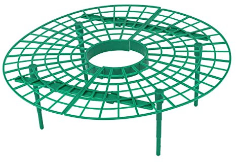 Maximex Erdbeer-Reifer 5er Set, schützt Erdbeeren vor Schmutz und Schnecken, schafft Sicherheitsabstand zum Boden, aus solidem Kunststoff gefertigt, mit regulierbarem Durchmesser, 10 x 40 cm