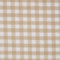 HOMESCAPES Tissu Vichy Beige en coton, Tissu à carreaux, Tissu au mètre 100x150 cm, Tissu d’ameublement pour décoration DIY Patchwork couture