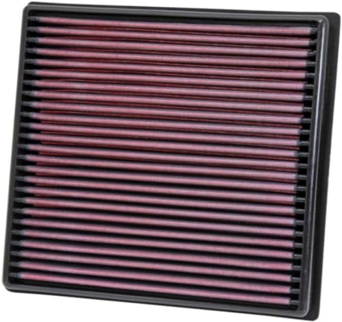 K&N High-Flow Original Lifetime Engine Air Filter: Increase Power: Premium, Washable: Compatible with 2012-2024 Isuza/Mazda: D-max, MU-X, BT50, 33-3002