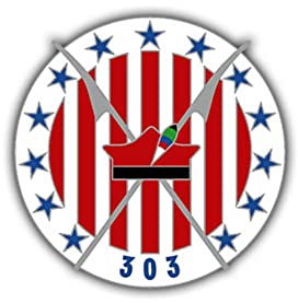 Aufkleber/Sticker 303 Polish Fighter Squadron Badge Wappen 7x7cm A1871