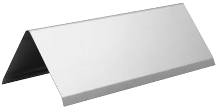 INEFA Firstblech, 80° Winkel 200cm, Silber, Alublechf für First an Dach, Dachrinnen Zubehör, Made in Germany