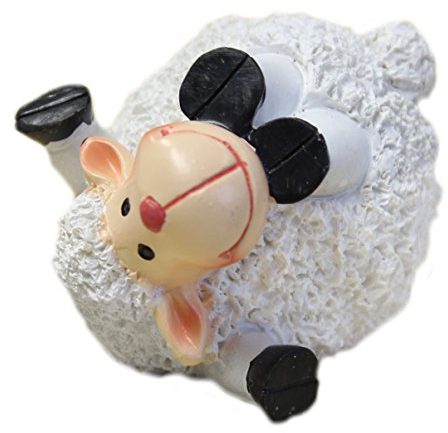 DECOLINE Deko-Figur Schaf (C) liegend 5cm