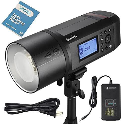 Godox AD600Pro AD600 Pro 600Ws TTL HSS Blitz im Freien Mit Li-on Akku eingebautem Godox 2.4G Wireless X System für Nikon Canon Sony Fuji Olympus Panasonic Kamera(AD600Pro)