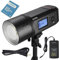 Godox AD600Pro AD600 Pro 600Ws TTL HSS Blitz im Freien Mit Li-on Akku eingebautem Godox 2.4G Wireless X System für Nikon Canon Sony Fuji Olympus Panasonic Kamera(AD600Pro)