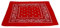 Macahel Cotton Paisley Design Bandana (Red)