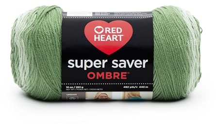 Red Heart Ovillo de lana, verde manzana