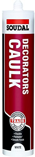 Decorators Caulk Soudal - 300 ml - Trade - White (12)