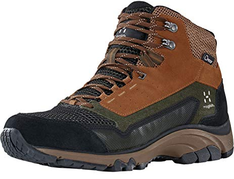 Haglöfs Wanderschuhe Herren Skuta Mid Proof Eco wasserdicht, dämpfend, Abriebfest Oak/Deep Woods 9,5 44