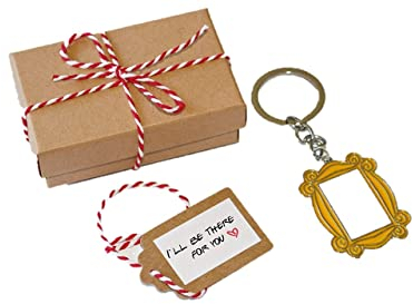 Llavero con el marco de la puerta de Mónica. Mismo diseño por delante y por detrás. Best friends present. Handmade with Love by Fatima.