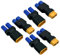 FLY RC 6 Stück XT60 an EC5 Stecker Stecker Buchse Adapter Kompaktleuchte Drahtloser Netzstecker Adapter Anschluss UAV RC Modellauto Flugzeugbatterie