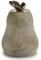 20.5cm Pear Shaped Ornament - Large Grey Cement Fruit Decoration Home Décor