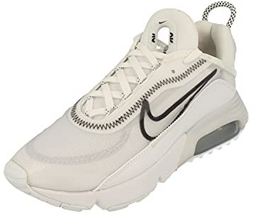 Nike Damen Aria Max Sneaker, Weiß Schwarz Wolf Grau 100, 38 EU