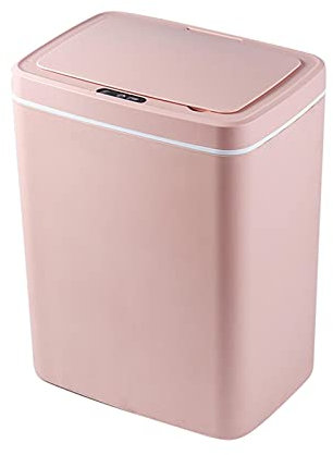 Poubelle intelligente avec capteur automatique - Poubelle intelligente avec couvercle extérieur - Sans contact - Pour cuisine, chambre à coucher, bain
