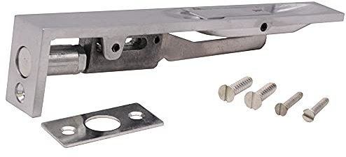 Flush Bolt for Double Doors | Satin Chrome | 250mm