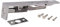 Flush Bolt for Double Doors | Satin Chrome | 250mm