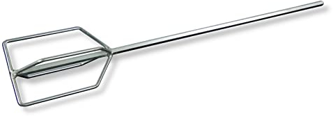 DEWEPRO® Mörtelrührer - Farbrührer verzinkt ø120x660mm, Farbmischer Rührquirl zum Vermischen von Farben, Putz und Estrich