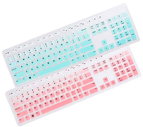 Mikikit 2st - -Skins Russian Keyboard Cover Silikonform Tastatur Tastaturschutzversorgung Schützt Die Haut Wasserdichter Tastaturschutz Laptop-Schutz Zubehör Tastaturabdeckung Klaviatur