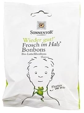 Sonnentor Frosch im Hals - Wieder gut! Bio-Bonbons, 50 g