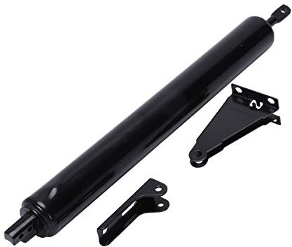 Nicfaky Ferme-porte pneumatique robuste noir pour portes tempêtes standard