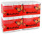 Hypafol Küchenrollen 3-lagig I 48 Rollen, 25 x 21cm Küchentücher aus Zellstoffwatte I saugstark, weich & vielseitig einsetzbar I 12x4 Rollen mit 45 weißen Blättern pro Rolle