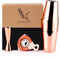 Ensemble Shaker Cocktail 3 Pièces - Kit Boston Shaker 18/28 oz en Acier Inoxydable, Passoire à Bar, Doseur Double, Coffret Cadeau Élégant pour Maison, Bar, Fête, Débutants et Professionnels (Or Rose)