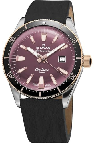 EDOX Analog 80131-357RNRC-VIO, Rosa