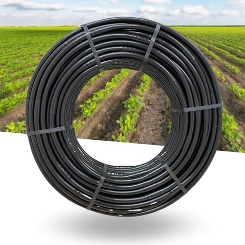 Tubo Ala Gocciolante per Irrigazione a Goccia Ø 16 Passo 20 | Passo 30 | Passo 33 | Passo 40 Irrigazione Automatica per Orto e Giardino con Doppio foro 2 lt/h (Passo 33, 200 metri)