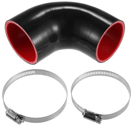 QUARKZMAN 1 Ensemble De Tuyau En Silicone Coudé À 90° Avec Un Diamètre Intérieur De 70Mm À 76Mm (2.76 À 2.99)