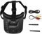 ciciglow FPV-Brille, für FPV-Racing-Drohnen-Quadcopter, mit 3-Zoll-480x320-LCD-Video-Headset-Brille mit Hoher Helligkeit und Doppelter RP-SMA-Antenne