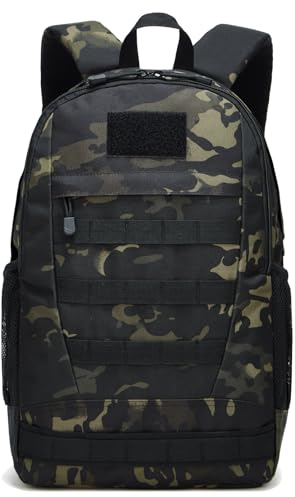 ZHIERNA 26L Rucksack Taktischer Trekkingrucksacke Rucksäck Wanderrucksäcke Schultasche Daypack Schulrucksack Studenttasche Unitasche Sporttasche Laptoptasche für Outdoor Sport Camping Wandern Reisen