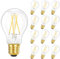 GBLY 12 Stück LED Glühbirne E27 Vintage Lampe - A60 Warmweiss Filament Leuchtmittel Edison Retro Glühlampe 2700K 4W Warmweiß Birne Glas Antike Energiesparlampe für Hotel Haus Café Bar