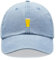 Baseballkappe aus Bierglas, Vintage, gewaschen, Unisex, niedriges Profil, verstellbar, IPA Ale Lager Drinker, hellblau, Einheitsgröße