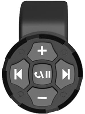 Shkalacar Voiture sans Fil Bluetooth Télécommande Téléphone Kit ,BT5.3 Bouton de Commande au Volant de Voiture pour répondre au téléphone, Lecture de Musique,Compatible avec Les appareils Android iOS