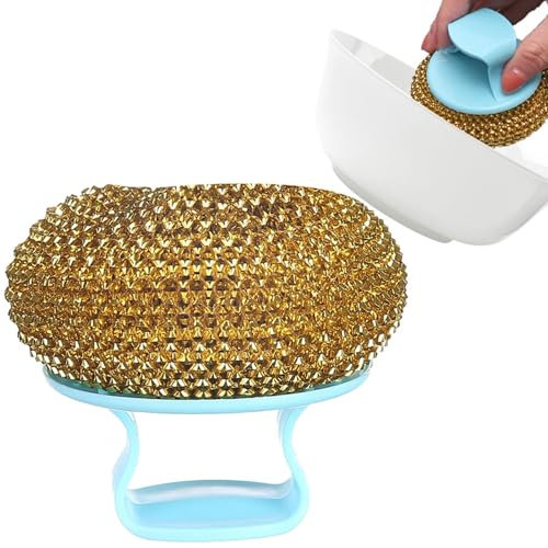Stahlwolle-Schrubber – Stahlwolle-Pads | Topfreiniger Aus Edelstahl | Scheuerschwämme Aus Stahlwolle | Töpfe Schrubben | Küchenreinigungsgerät Für Töpfe, Pfannen, Öfen, Ofengestelle, Spülbecken, Grill