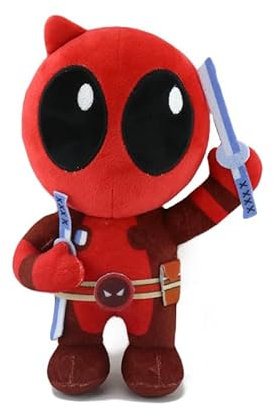 RPUCHST Deadpool Plüsch, Weiches Plüschtier, Niedlichen Figuren, Kuscheltier Plüschpuppen, Puppe für Kinder, Mädchen Plüschtiere, Anime Plüsch Toys für Mädchen Geburtstagsgeschenk