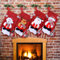 FUKPO Nikolausstrumpf Personalisiert, Weihnachtsstrumpf Nikolausstiefel zum Befüllen Nikolaus Socken Weihnachtsstrümpfe, Nikolaussocke zum Aufhängen Kinder Weihnachtssocken Weihnachtsdeko Kamin