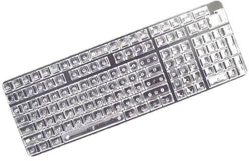STBQHG Transparente und elegante PC-Tasten mit 132 Tasten für mechanische Tastaturen 61/64/68/75/84/87/89/96/98/100/104/108