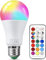 Generico Lampadina LED RGB E27 con Telecomando Dimmer