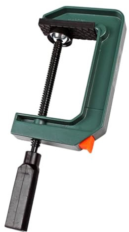 HOMSFOU C Klemme Aluminiumlegierung Schnellspanner für Holzbearbeitung Stabile Werkstückfixierung Rostfrei Ergonomischer Griff für Einfachen Einsatz und Schnelle Anpassung