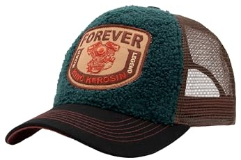 King Kerosin Lucky Bastard Trucker Unisex Cap Petrol